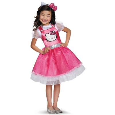 Hello Kitty Pink Deluxe Child Costume