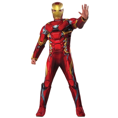 Marvel's Captain America: Civil War Mens Iron Man Deluxe Costume