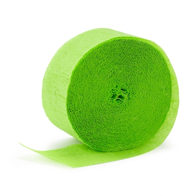 Lime Green Crepe Paper