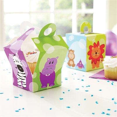 Safari Friends Cupcake Boxes (4)