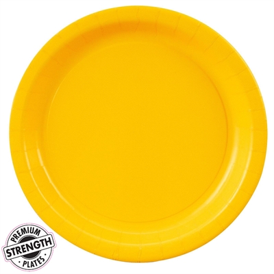 Yellow Dinner Plates (24)