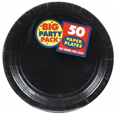 Black Dinner Plates (50)