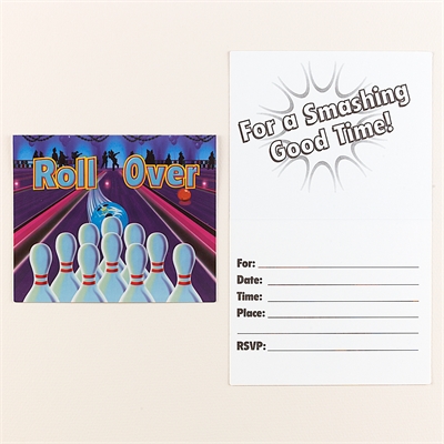 Bowling Party Invitations