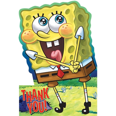 SpongeBob Thank-You Notes (8)
