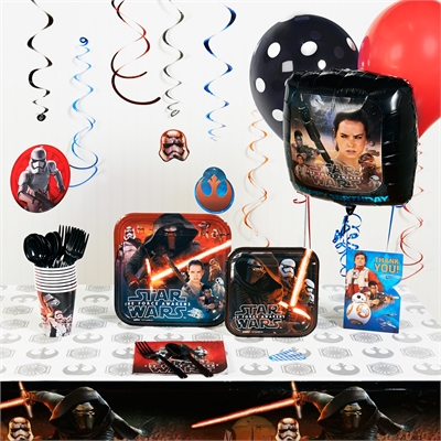 Star Wars VII The Force Awakens Deluxe Party Pack