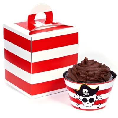 Little Buccaneer Cupcake Wrapper & Box Kit