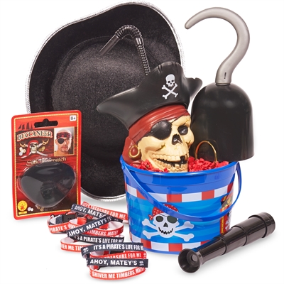 Pirates Filled Party Favor Bucket