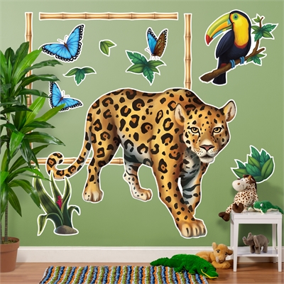 Jungle Party Giant Wall Decals