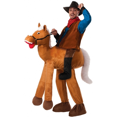 Ride a Horse Pull-On Pants Adult Costume
