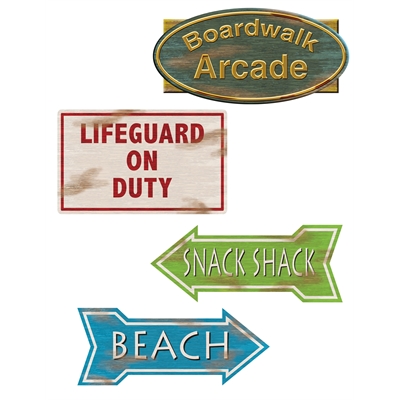 Beach Sign Cutouts (4)