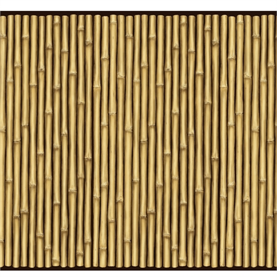Bamboo Room Roll Decoration