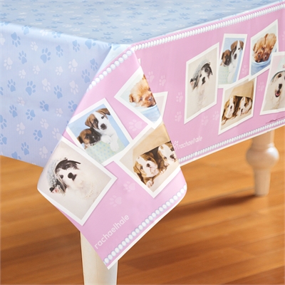 Glamour Dogs Plastic Tablecover