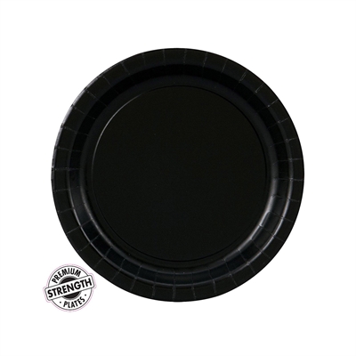 Black Dessert Plates (24)