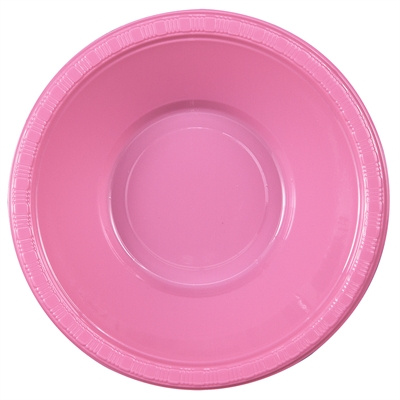 Pink Plastic Bowls (20)