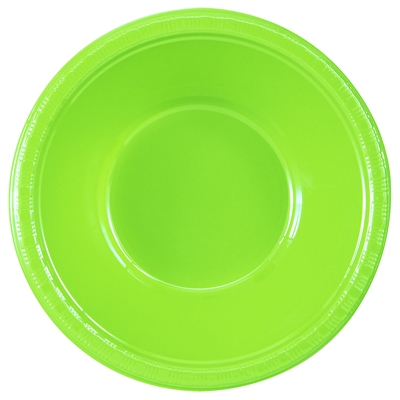 Lime Green Plastic Bowls (20) 