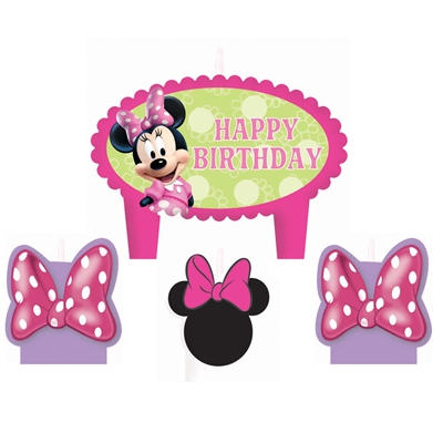 Disney Minnie Mouse Birthday Candle Set