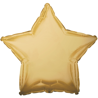 Antique Gold Star Foil Balloon