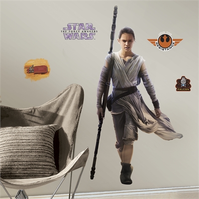 Star Wars VII Rey Giant Wall Decal