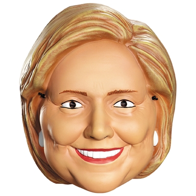 Hillary Clinton Vacuform Election Half Mask