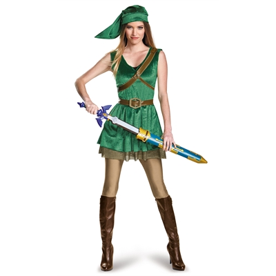 Legend of Zelda Link Prestige Female Teen Costume