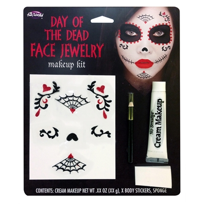 Day of the Dead Jewelry Make Up Kit