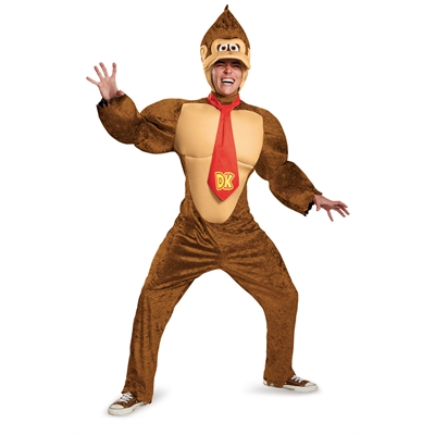 Super Mario Brothers Donkey Kong Deluxe Adult Costume