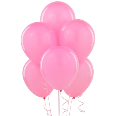 Pink Latex Balloons (6)