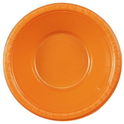 Orange Plastic Bowls (24)