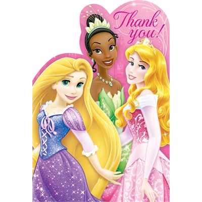 Disney Princess Party Thank-You Notes