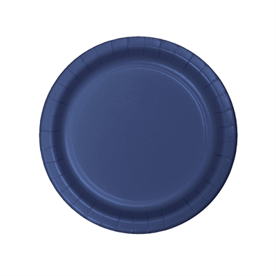 Navy Blue Dessert Plates (24)