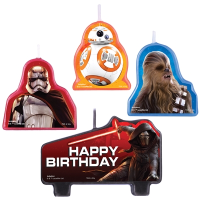 Star Wars VII Birthday Candle Set