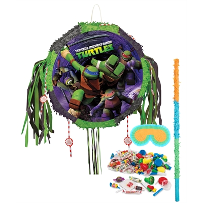 Teenage Mutant Ninja Turtles Drum Pull-String Pinata Kit