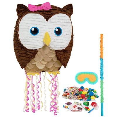 Owl Pink Pinata Kit