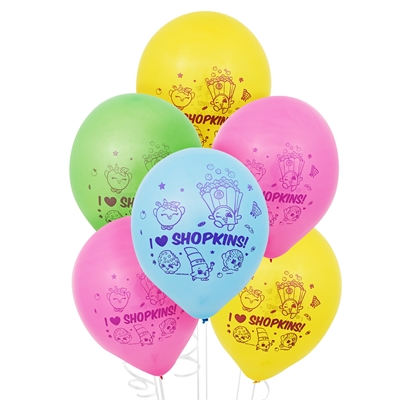 Shopkins Latex Balloons (8)