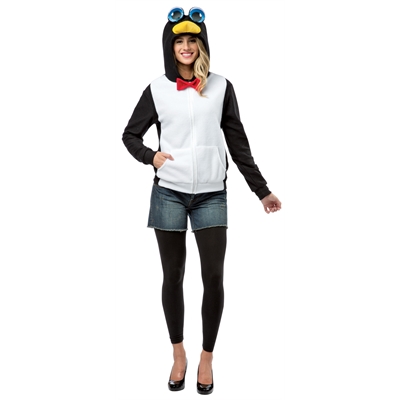 Penguin Hoodie Adult Costume