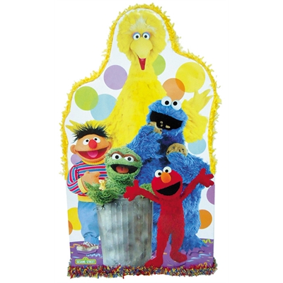 Big Bird and Friends Giant Pull-String Pinata