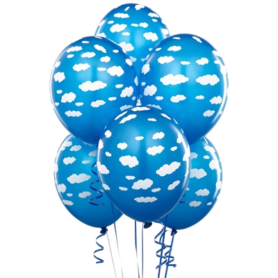 Blue Balloons with Clouds (6)