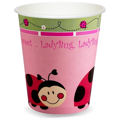 LadyBugs: Oh So Sweet 9 oz. Cups (8)