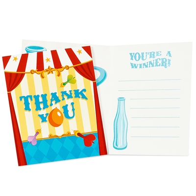 Carnival Games Thank-You Notes (8)