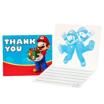 Super Mario Party Thank-You Notes (8)