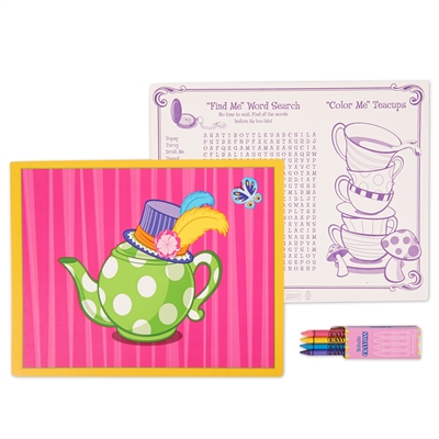 Lovely Ladies Tea Party Activity Placemat Kit