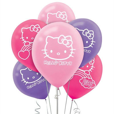 Hello Kitty Latex Balloons (6)
