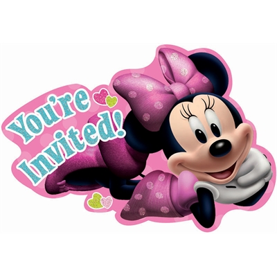 Disney Minnie Mouse Invitations (8)