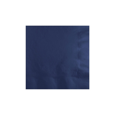 Navy Blue Beverage Napkins (50)
