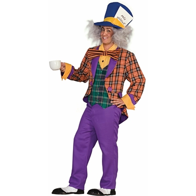 Plaid Mad Hatter Adult Costume