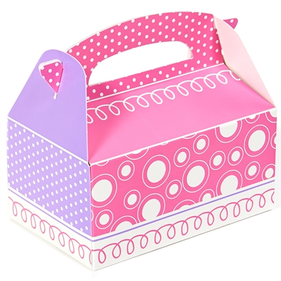 Pink and Purple Empty Favor Boxes (4)