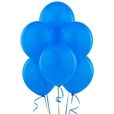 Blue Latex Balloons (6)