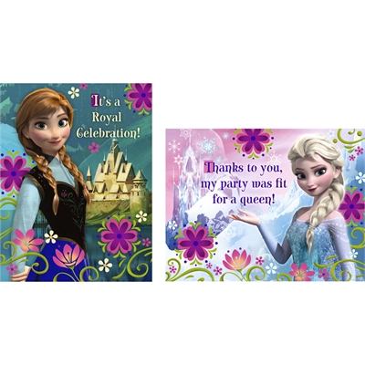 Disney Frozen - Invitations & Thank-You Postcards