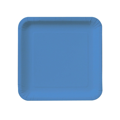 Blue Square Dessert Plates (18)