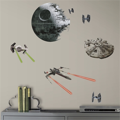 Star Wars VII Spaceships Peel and Stick Wall Decals